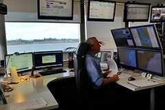 VTIC officer monitoring vessel movements