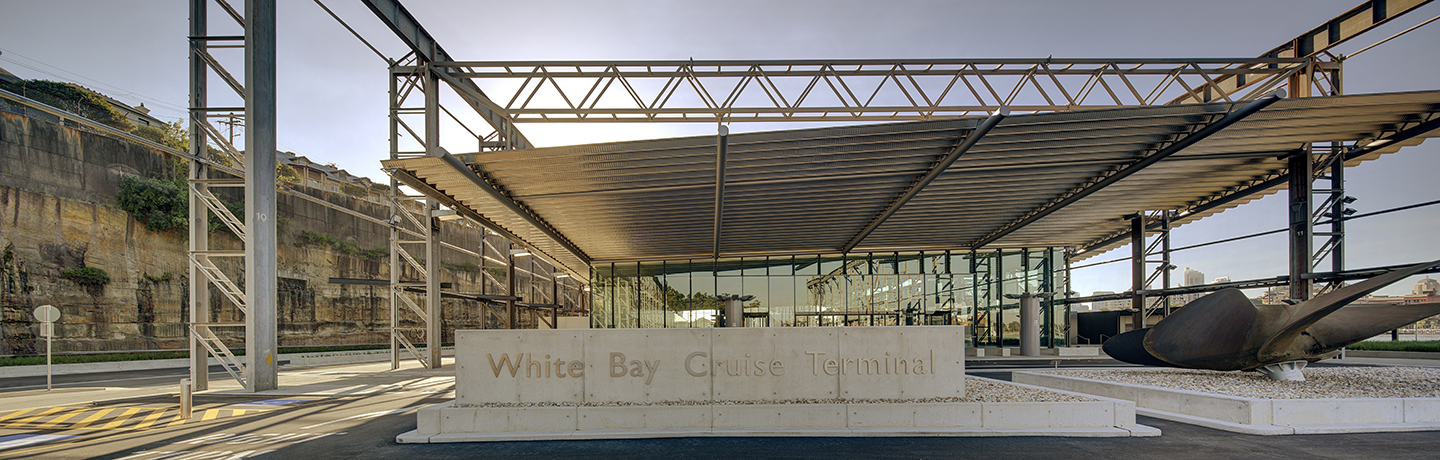 Entrance to White Bay Cruise Terminal